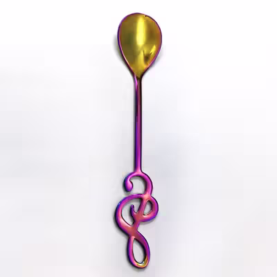 قاشق چای خوری مدل نت موسیقی 