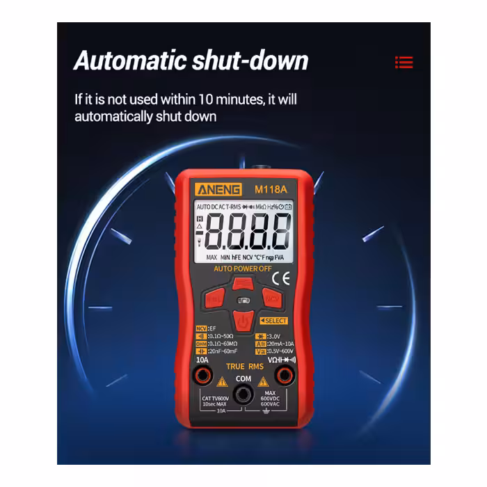 مینی مولتی متر دیجیتال ANENG مدل M118A 
