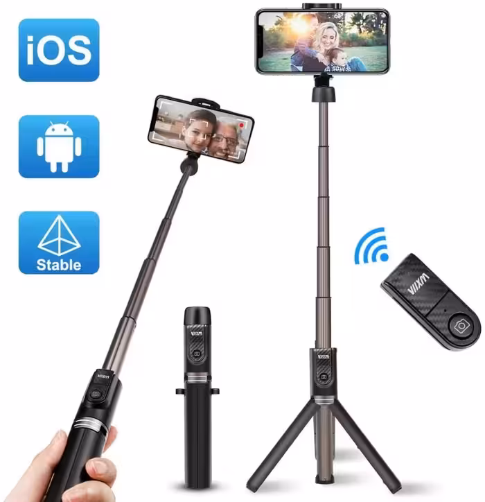 سه پایه و مونوپاد بلوتوثی برند Viixm مدل Oth-AB402