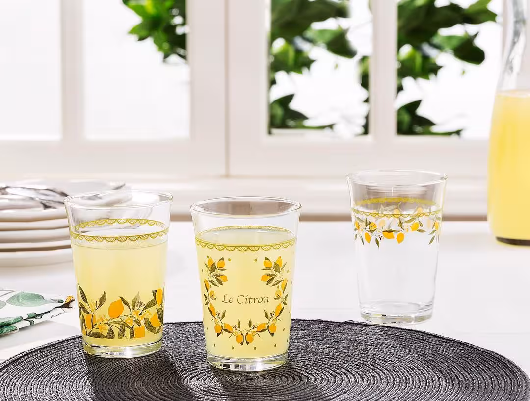 لیوان مادام کوکو طرح Lemon بسته 3 عددی