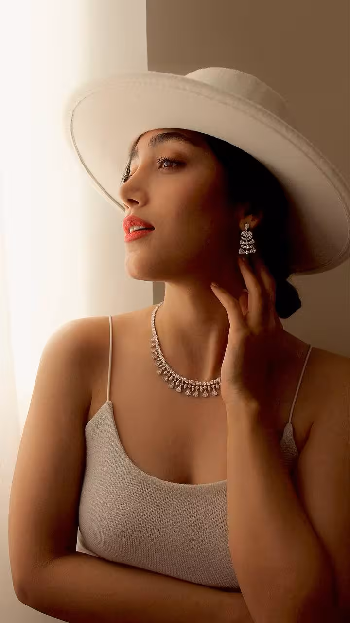 سرویس نقره ایتالیایی لوکس جواهر زنانه کد 60637