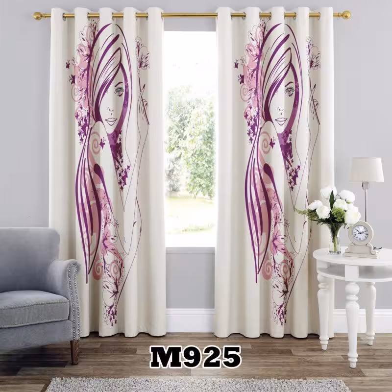 پرده سه بعدی طرح چهره