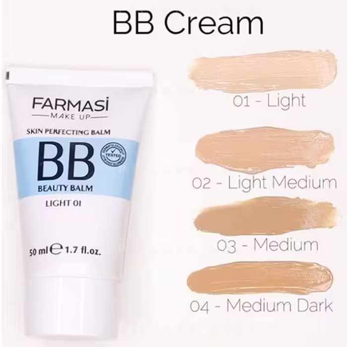 بی بی کرم فارماسی (Farmasi)، شماره 02، رنگ لایت تو مدیوم