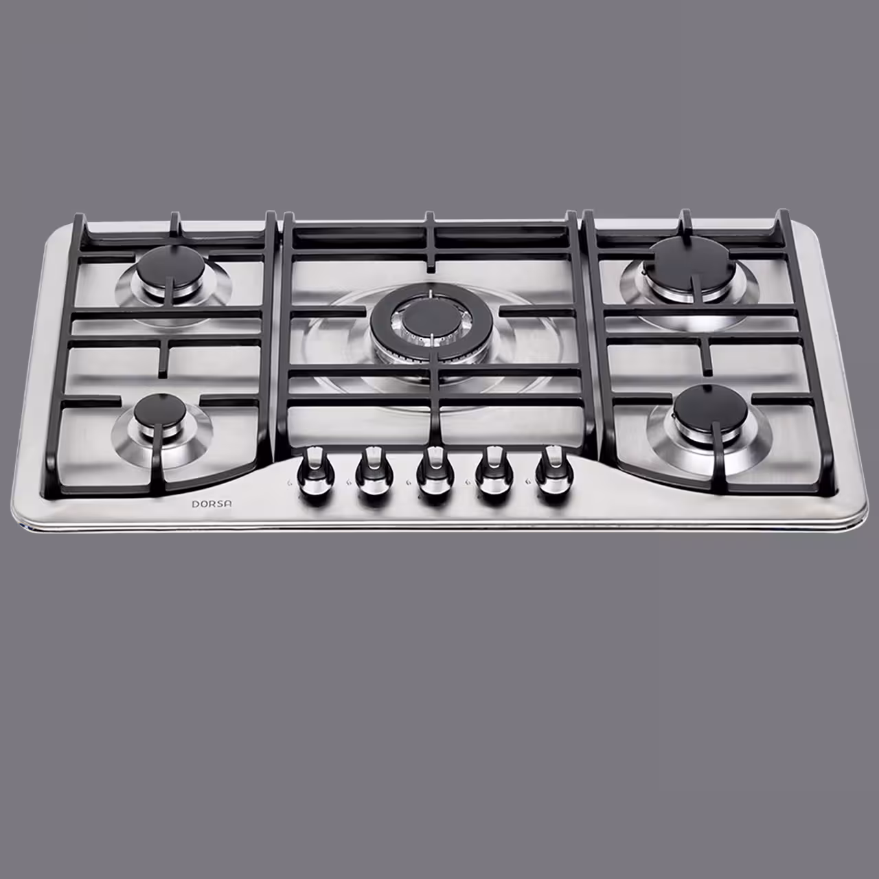 اجاق گاز صفحه ای درسا مدل تانیا استیل 5 شعله