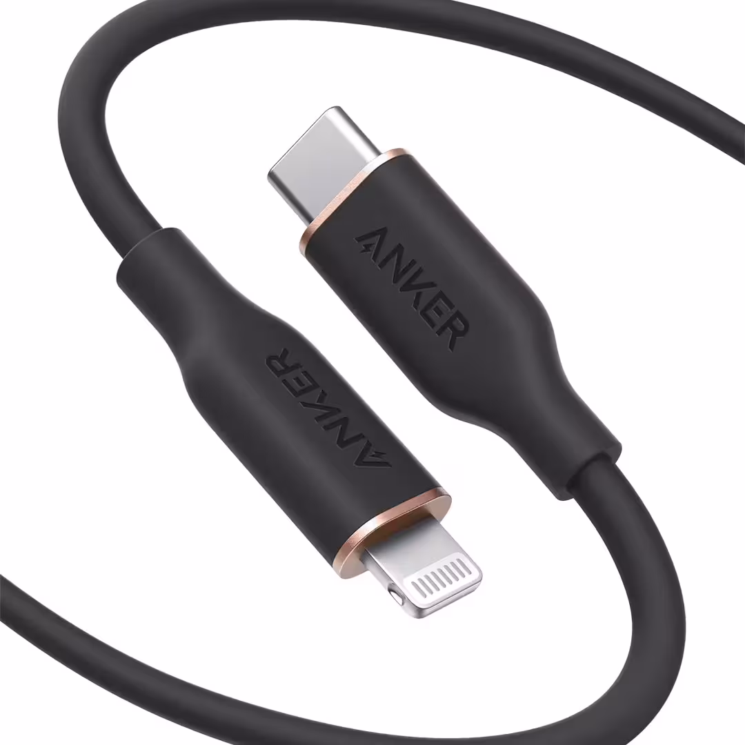 کابل شارژ آیفون لایتنینگ به تایپ سی انکر Anker 641 A8663 طول 1.8 متر