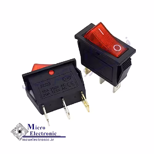 کلید راکر باریک چراغدار KCD3-101N