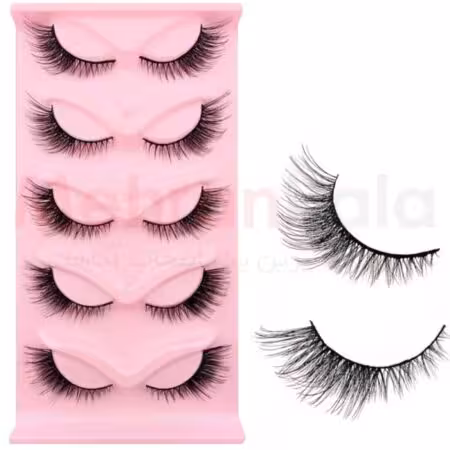 مژه مصنوعی روباهی فاکس مدل Fox Eyelashes بسته 5 جفتی
