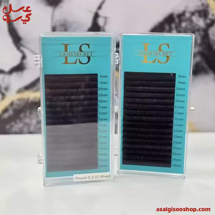 پالت مژه لش سکرت فر D مدل میکس ضخامت 0/07 | کد 2645