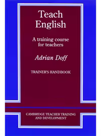 کتاب Teach English Trainers handbook A Training Course for Teachers (Cambridge Teacher Training and Development)