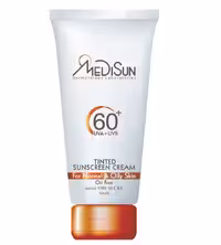 کرم ضد آفتاب SPF60 مدیسان مناسب پوست چرب و معمولی – حجم 50 میلی لیتر
