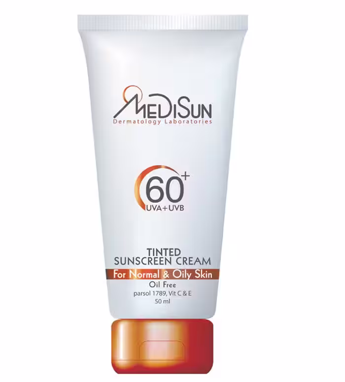کرم ضد آفتاب SPF60 مدیسان مناسب پوست چرب و معمولی – حجم 50 میلی لیتر
