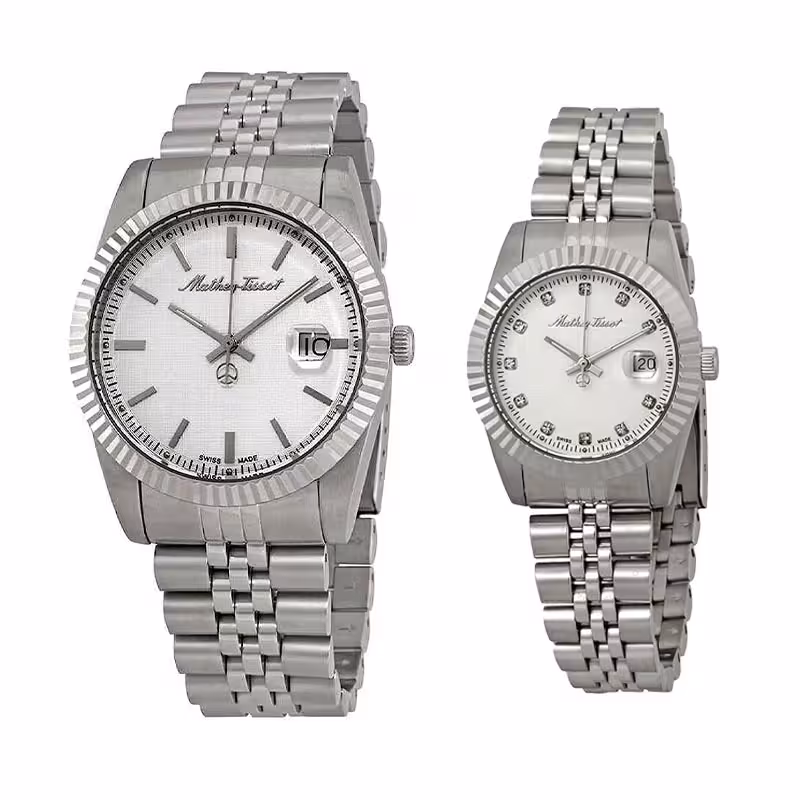 ساعت مچی ست زنانه و مردانه متی تیسوت کد D810AI-H810AI