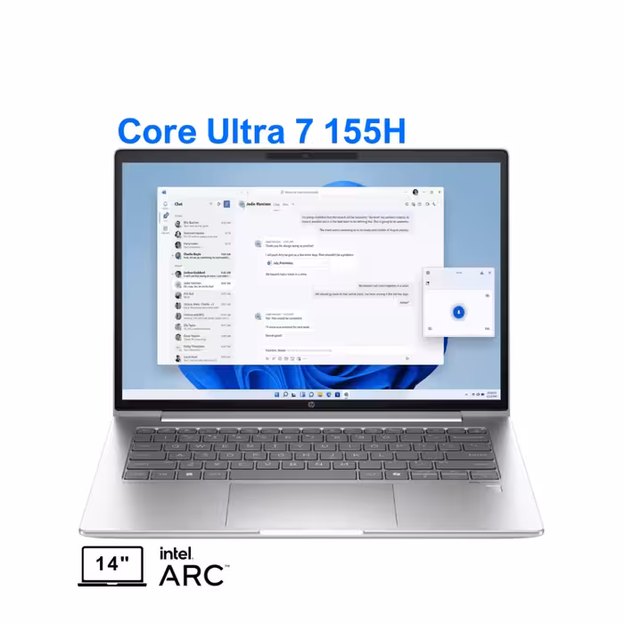 لپ تاپ اچ پی پرو بوک مدل HP ProBook 14 PB440G11-A2CD2PC Ultra 7 155H 32G 1T 2.5K 120Hz 2024