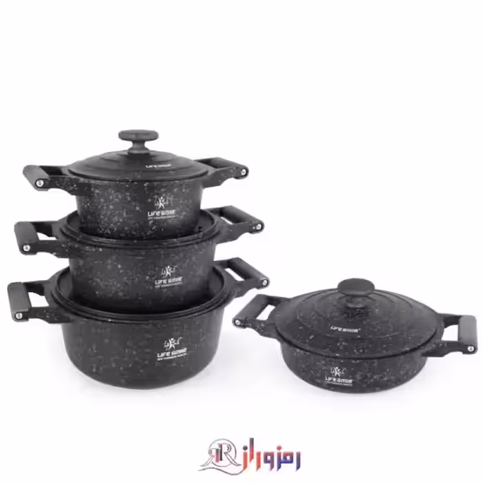 سرویس قابلمه  8 پارچه گرانیت لایف اسمایل P20SF