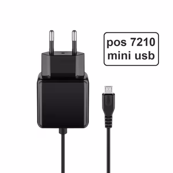 شارژر کارتخوان 5 ولت نیوپوز newpos 7210 فیش مینی یو اس بی MINI USB