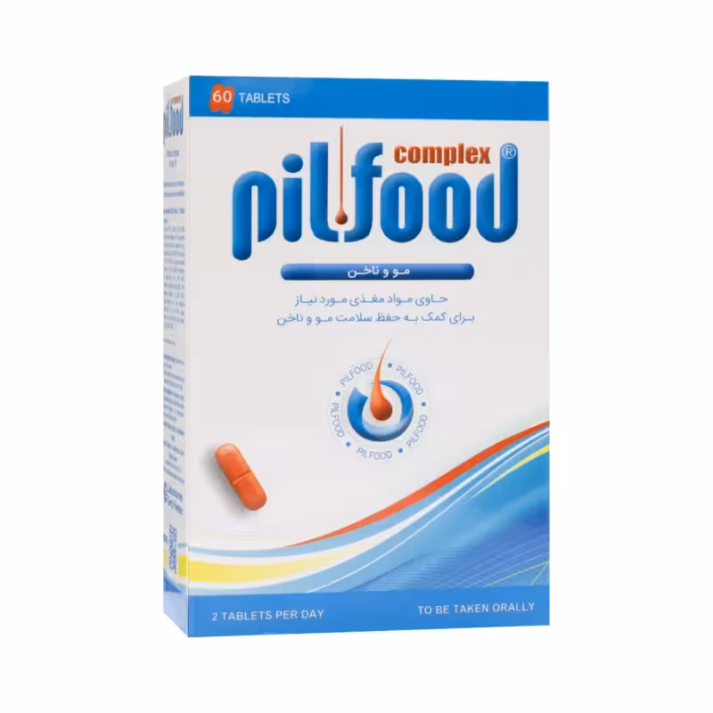 قرص پیلفود کمپلکس تقویت مو و ناخن 60 عددی