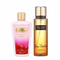 لوسیون ویکتوریا سکرت مدل Mango Temptation حجم 250 میلی لیتر به همراه بادی اسپلش مدل Mango Temptation