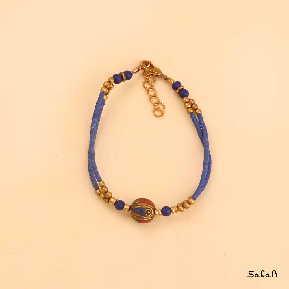 دستبند هندی فیروزه