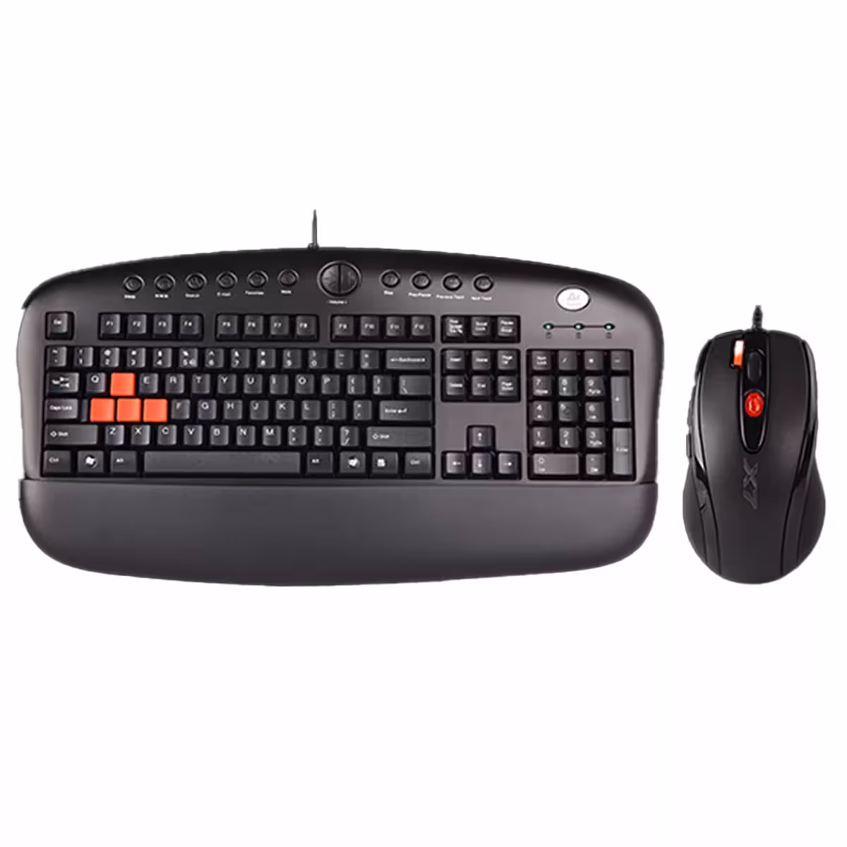 کیبورد و ماوس گیمینگ ای فورتک مدل A4Tech KX-2810BK