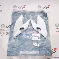 قاب ( فلاپ ) بغل بلوری چراغ جلو موتور اپاچی 200 سفید اصلی (جفتی)