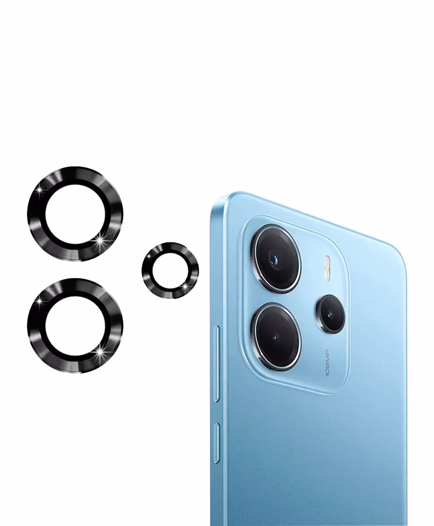 محافظ لنز فلزی گوشی موبایل شیائومی Redmi note 14