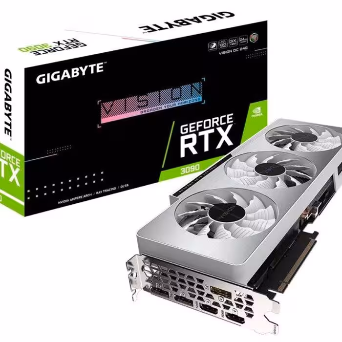 کارت گرافیک گیگابایت GeForce RTX 3090 vision oc 24G