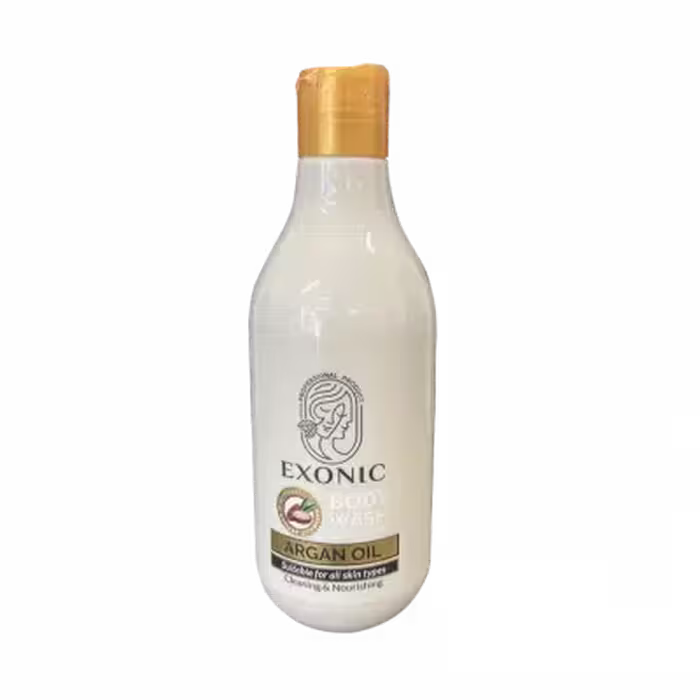 خرید و قیمت شامپو مدل بدن کرمی روغن آرگان 300 میل EXONIC در تهران