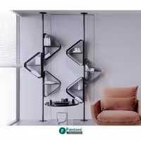 شلف دکوراتیو نوک مدادی مات مدل Formo فانتونی P208