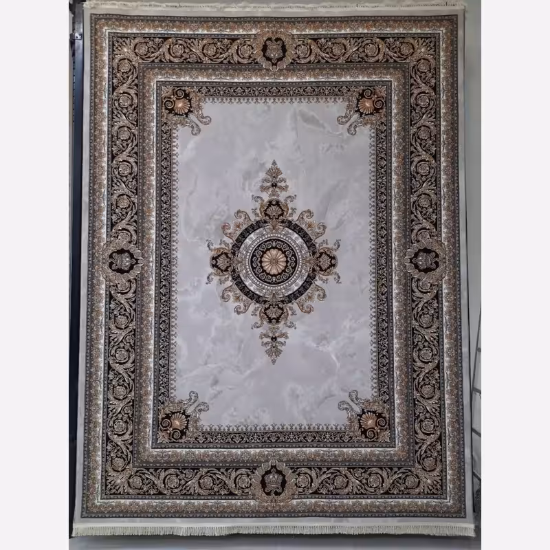 فرش کاشان 12متری باطرح ورساچه ونخ اکریلیک.