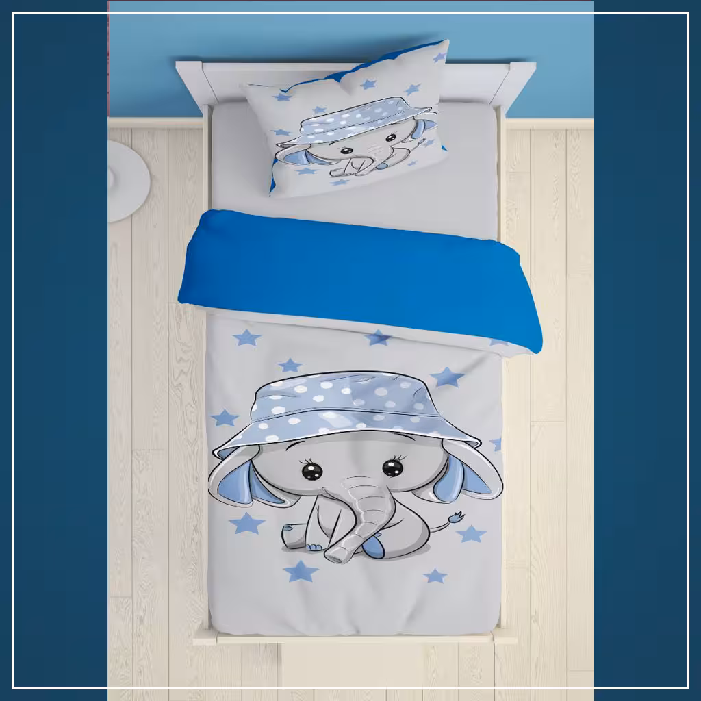 روتختی سه بعدی طرح بچه فیل کد 2075