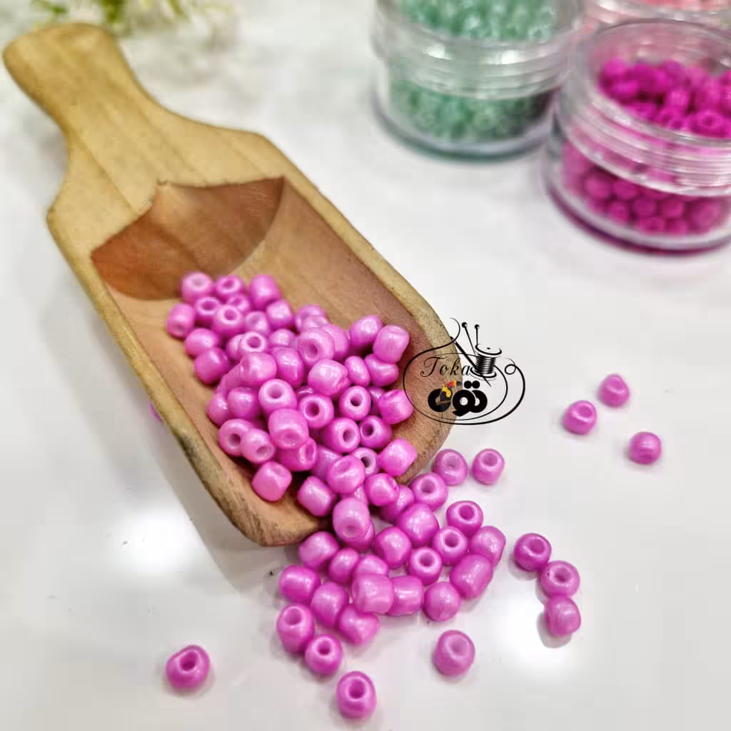 منجوق درشت صورتی متوسط 28