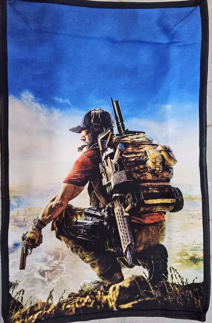 کاور محافظ گرد و غبار PS5 SLIM طرح Ghost Recon