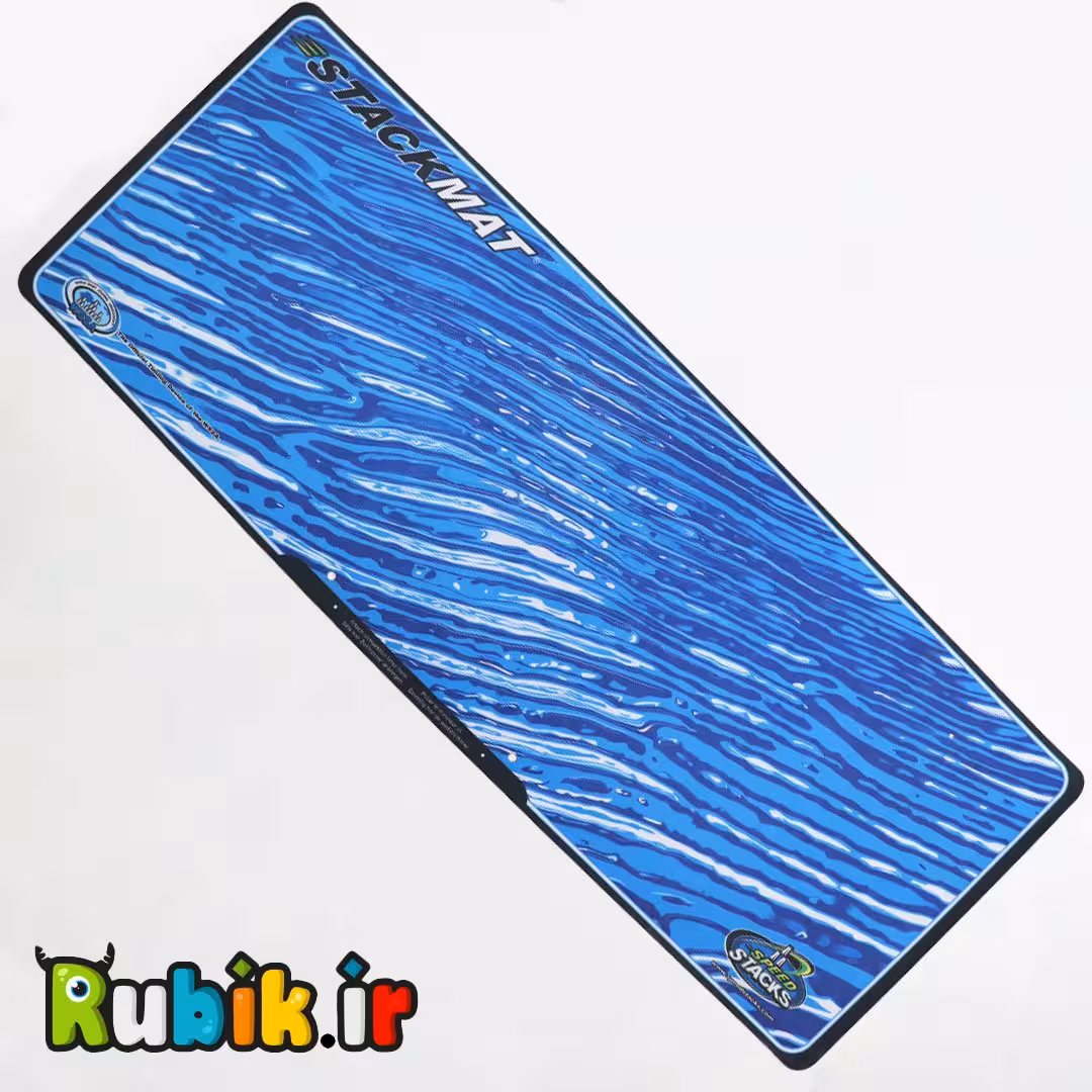 پد استک مت مستطیلی بزرگ آبی