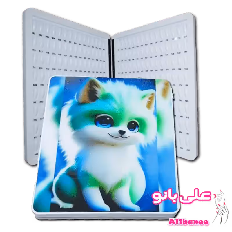 آلبوم کالیته ناخن 240 عددی پلکسی طرح 8