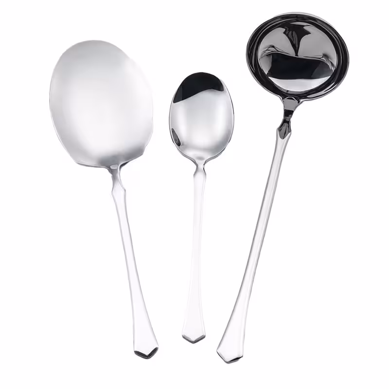 سرویس کفگیر و ملاقه 3 پارچه جی فی نی مدل 58 | کالا مکس