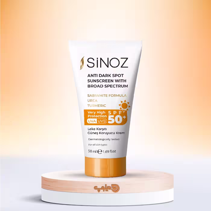 کرم ضد آفتاب سینوز sinoz مناسب انواع پوست SPF 50