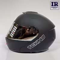 کلاه کاسکت فک متحرک تکنو Tekno - مشکی مات