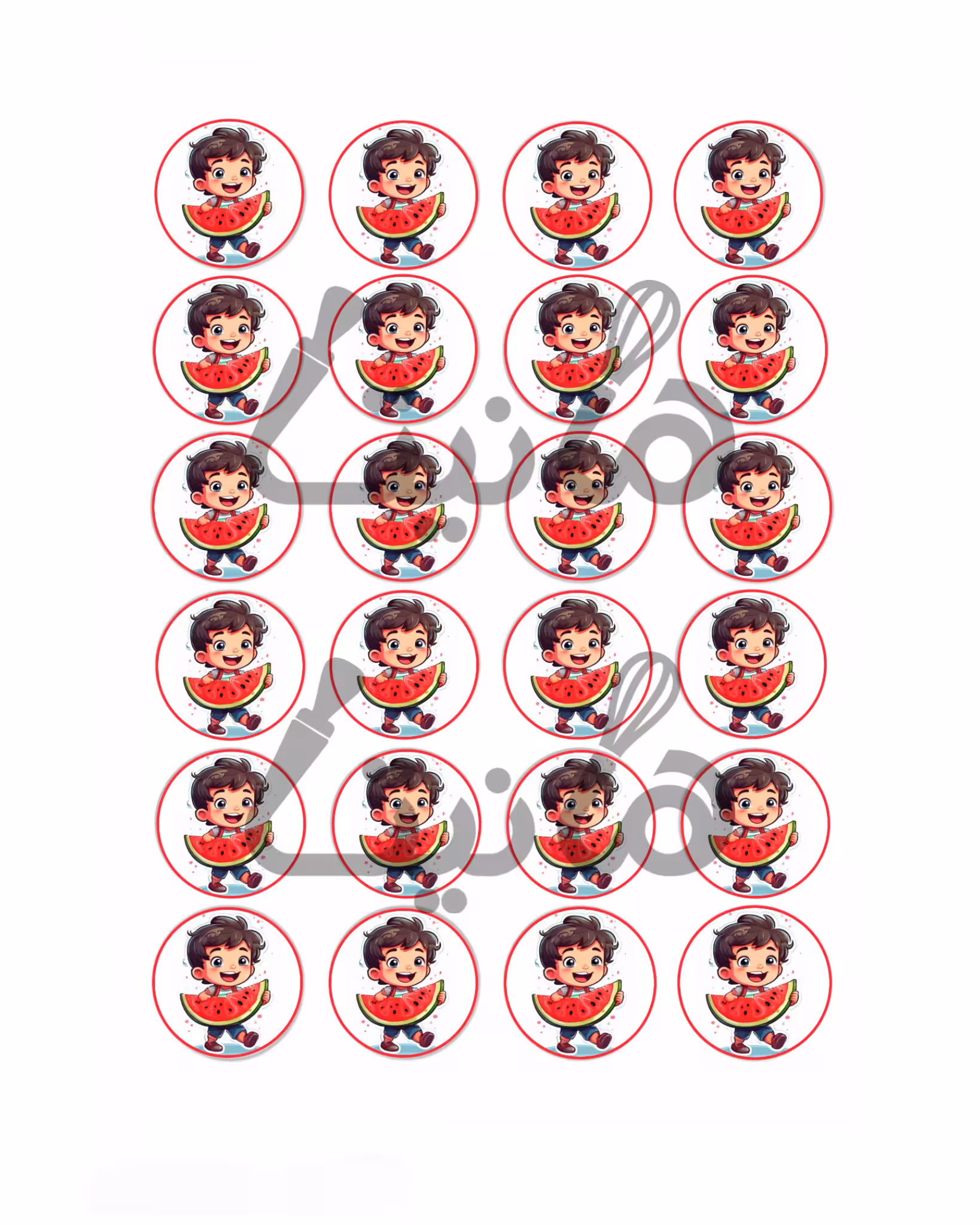 استیکر خوراکی پسر یلدا کد 138