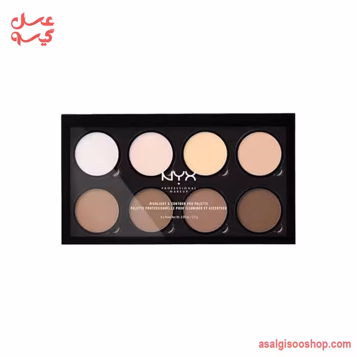 پالت کانتور خشک نیکس | NYX Highlight & Contour Pro Palette | کد 3063