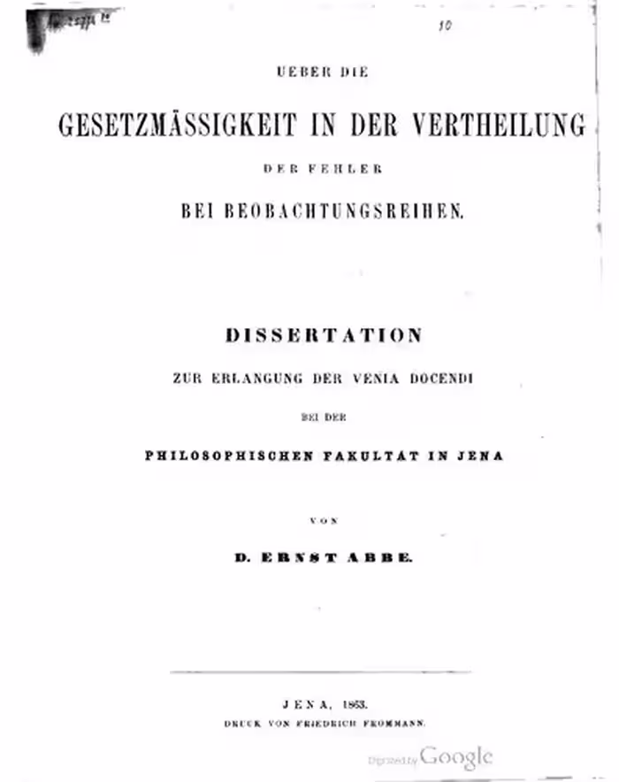 خرید و دانلود نسخه کامل کتاب UEBER DIE GESETZMÄSSIGKEIT IN DER VERTHEILUNG DER FEHLER BEI BEOBACHTUNGSREIHEN