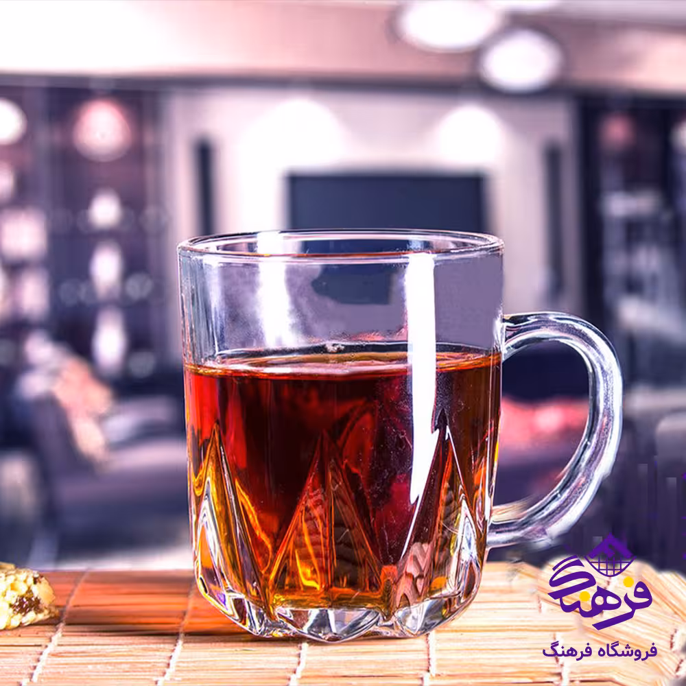 لیوان مدل محمود دسته دار شیرینگ کاوه