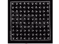 باندانا طرح اسکلت و جمجمه be2