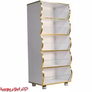 استند حبوبات و خشکبار عمق عمیق و یکدست 5 طبقه mdf