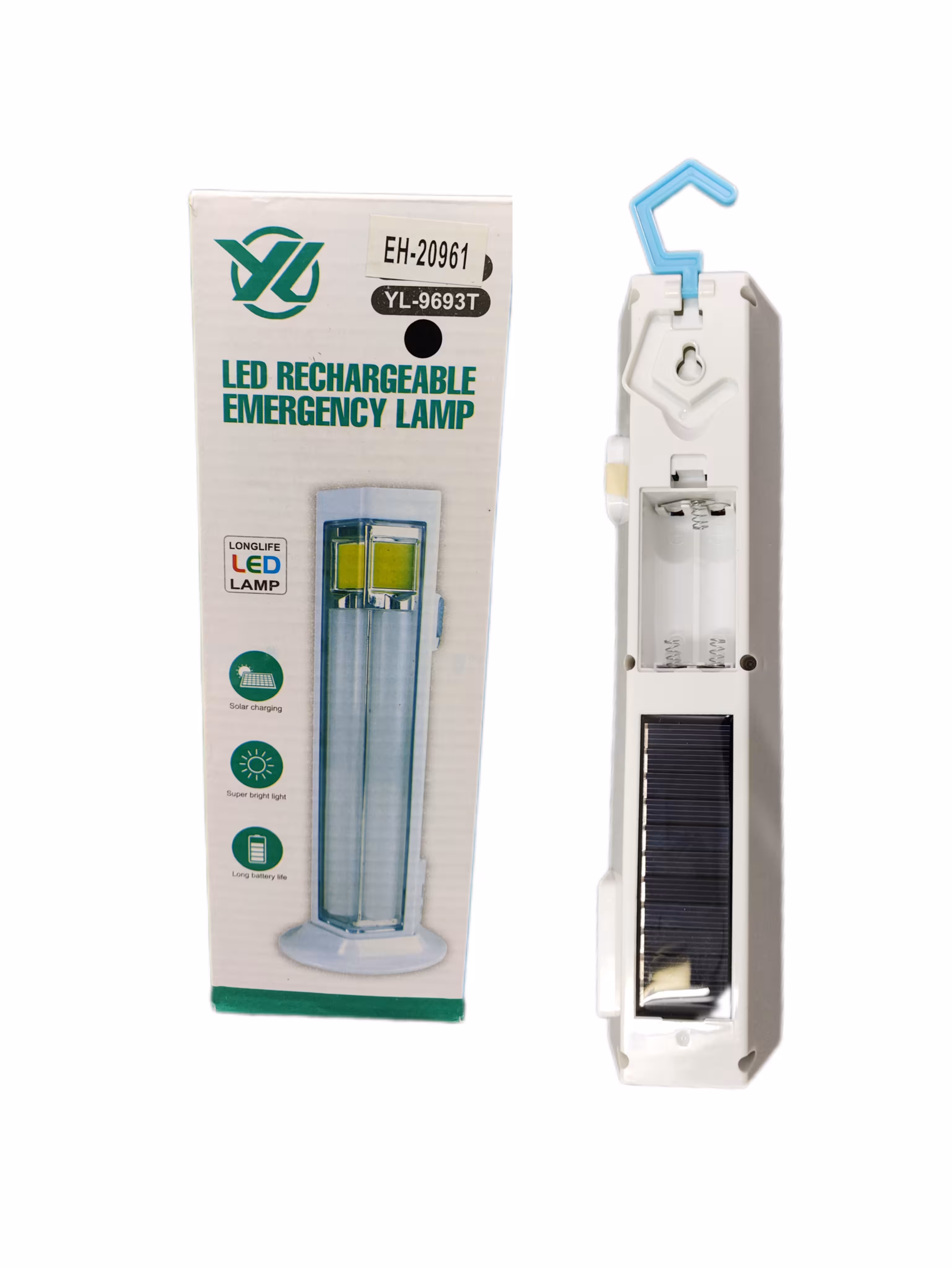 لامپ دوقلو شارژی اضطراری (چراغ شارژی ، مهتابی شارژی ، لامپ شارژی)