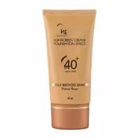 ضدآفتاب کرم پودری پوست چرب و حساس بژ طبیعی spf40 مدیسان