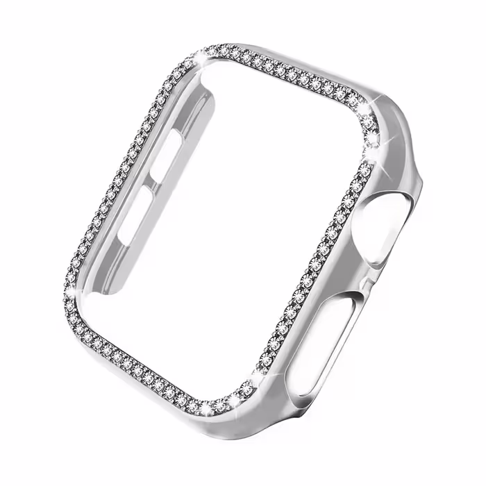 گارد نگین دار اپل واچ 42MM نقره ای