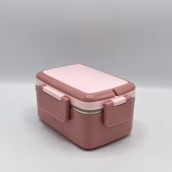 ظرف غذا - لانچ باکس صورتی 200701