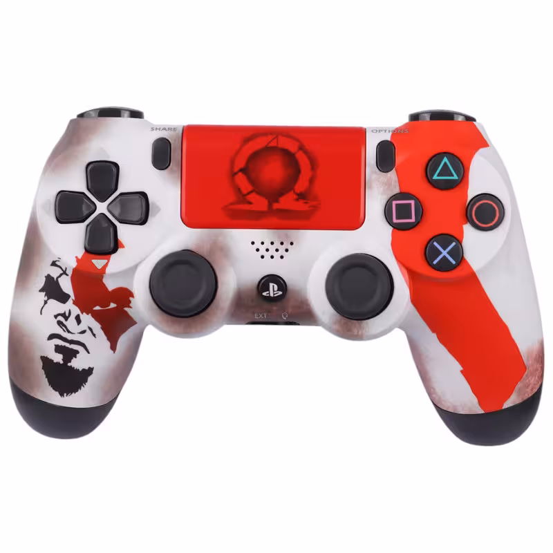 دسته بی سیم SONY PlayStation 4 DualShock 4 High Copy طرح God Of War کد 2