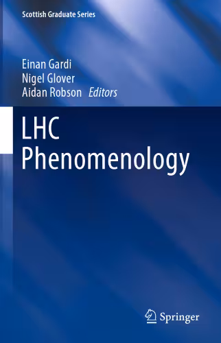 خرید و دانلود نسخه کامل کتاب LHC Phenomenology