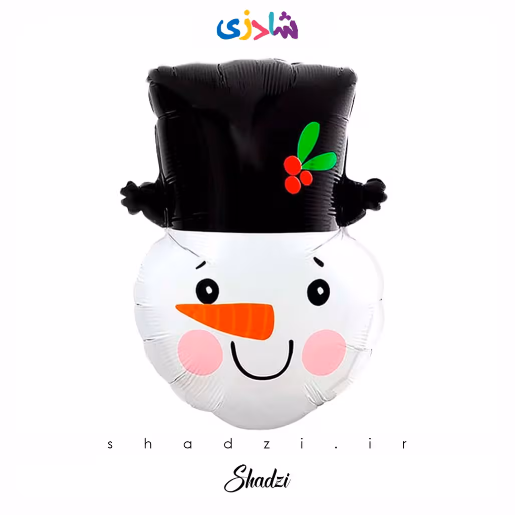 بادکنک فویلی آدم برفی